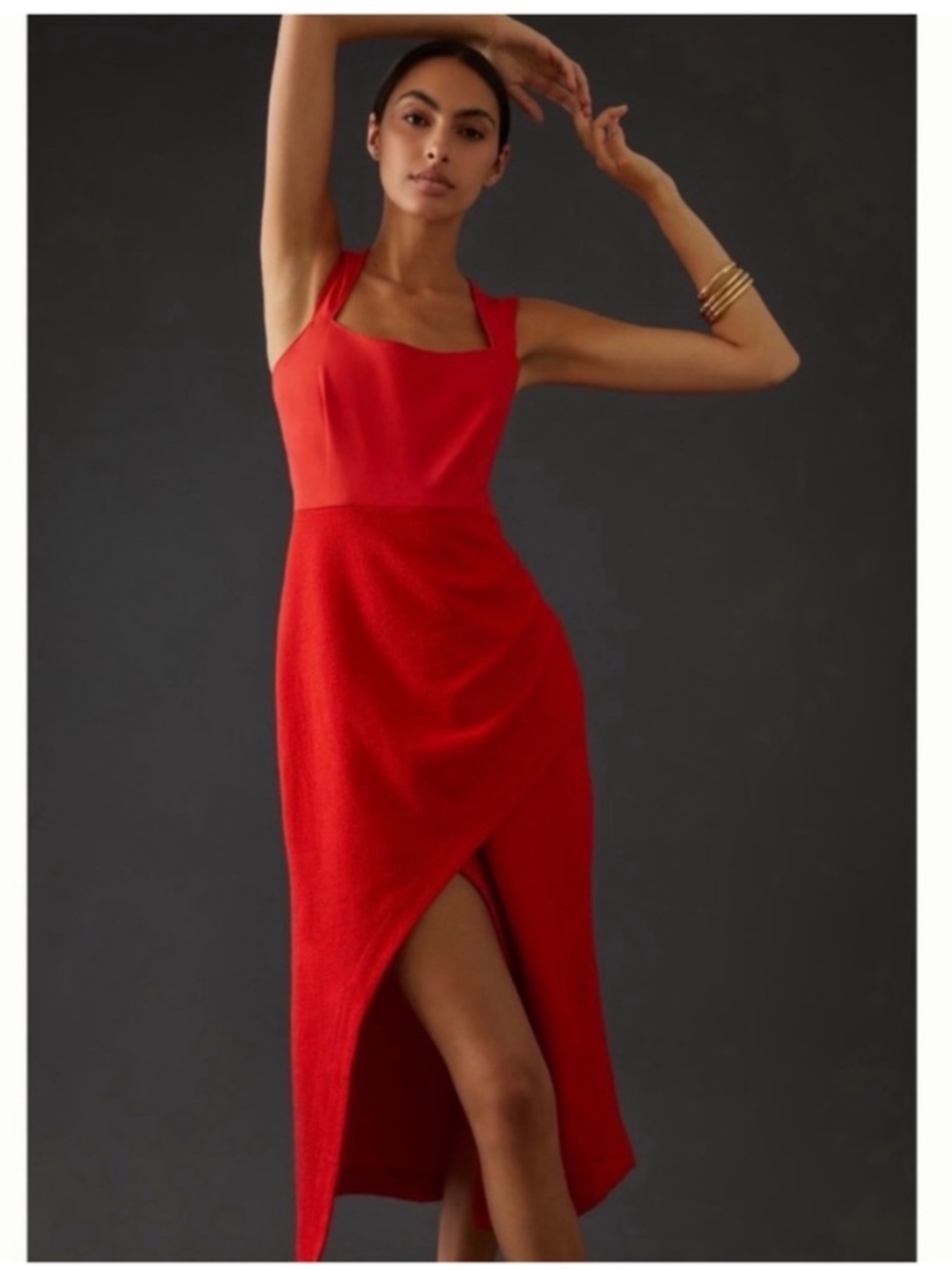 NWT Anthropologie Maeve Squareneck Maxi Dress, size 10